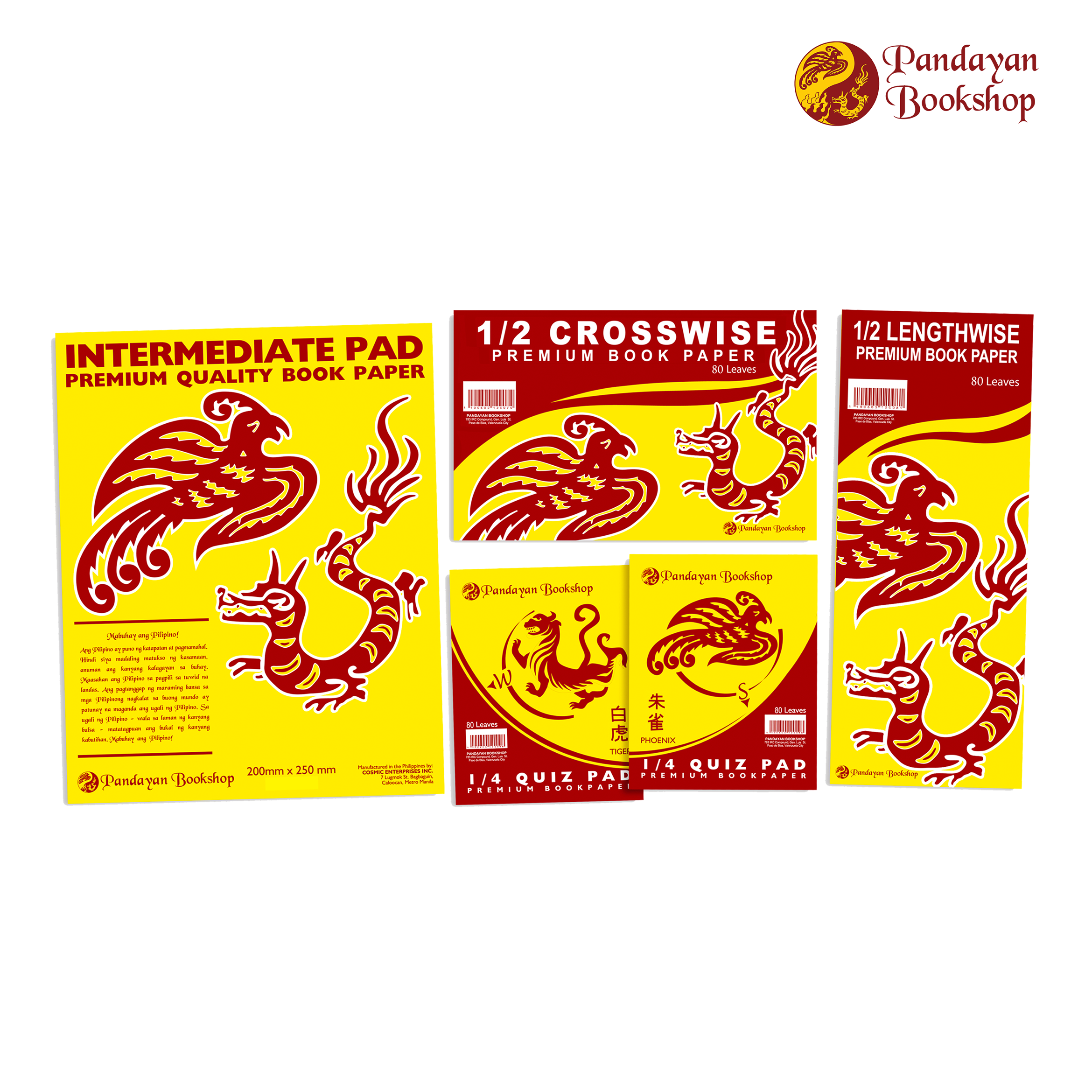Pandayan Intermediate Pad Paper Set 80 leaves