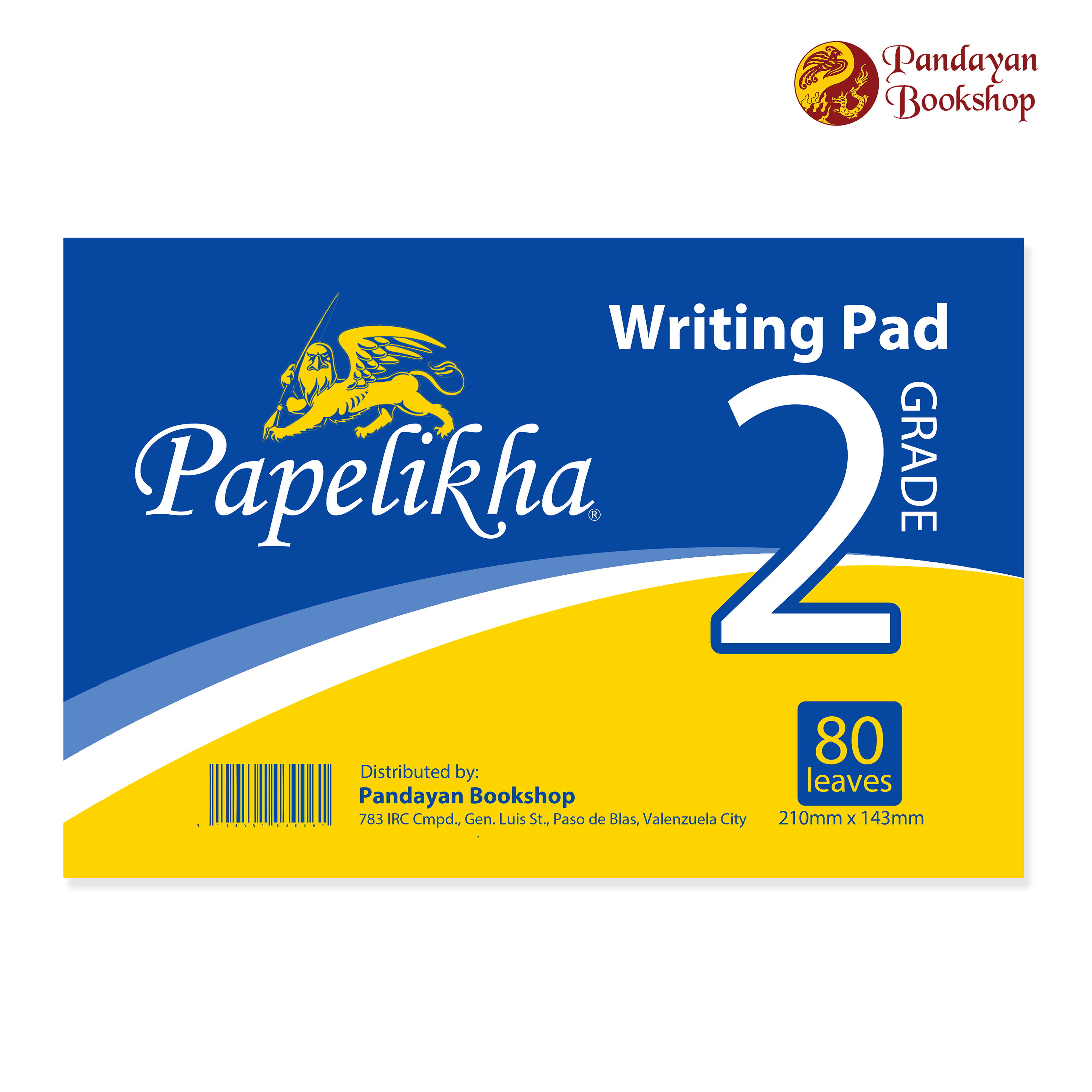 Papelikha Grade 2 Writing Pad 3s 80 leaves