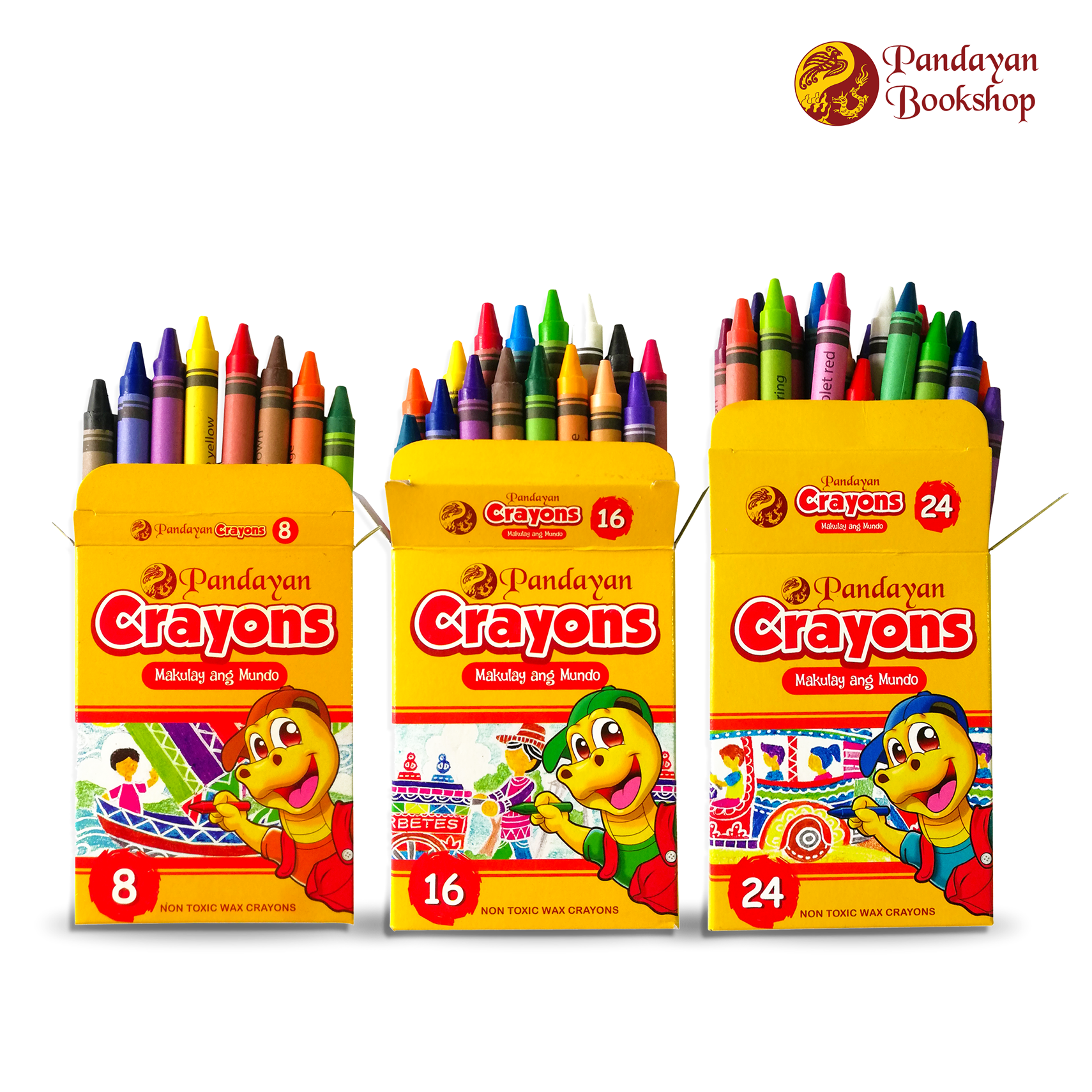 Pandayan Crayons Makulay ang Mundo Non Toxic Wax C