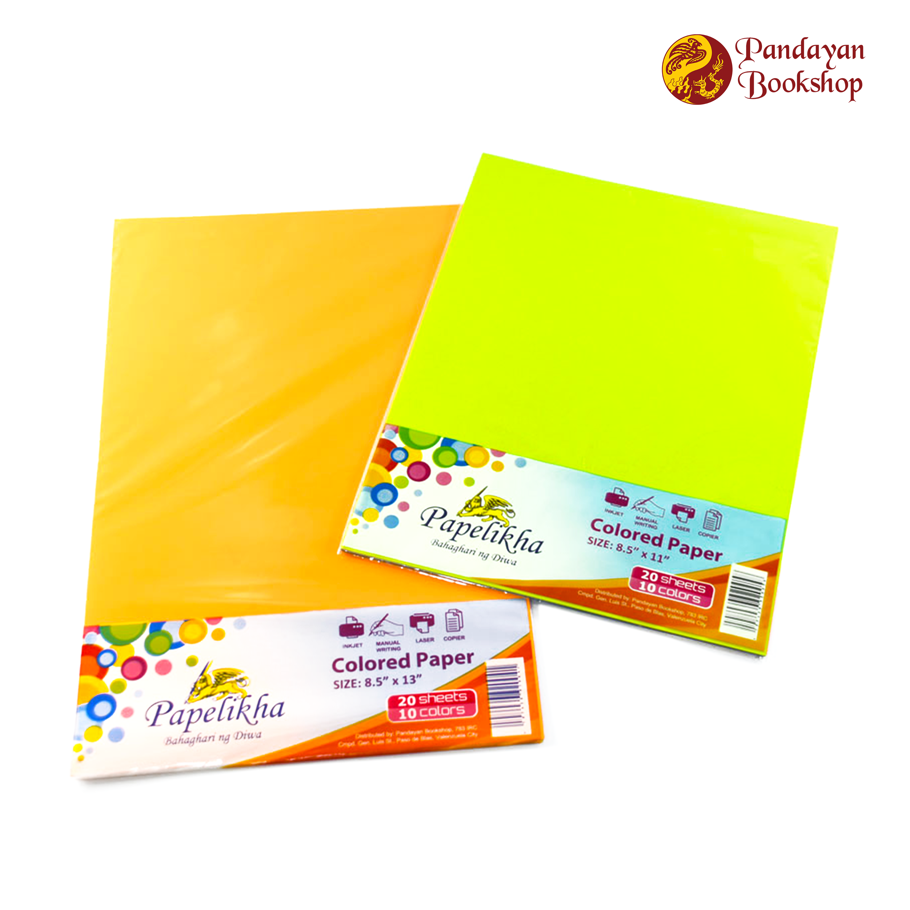 Papelikha Colored Paper Assorted Colors 20s