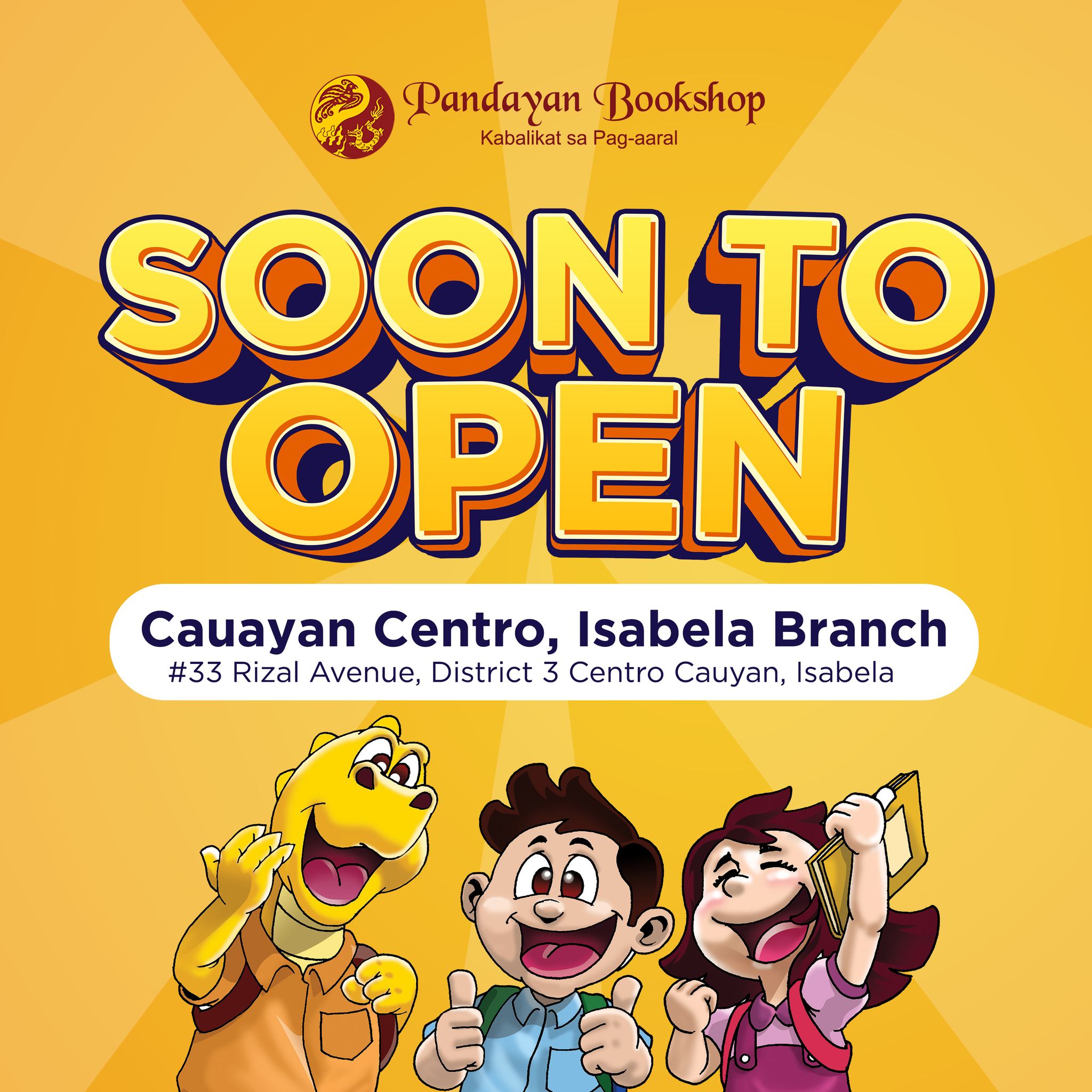 Pandayan Bookshop Cauayan Soon to Open